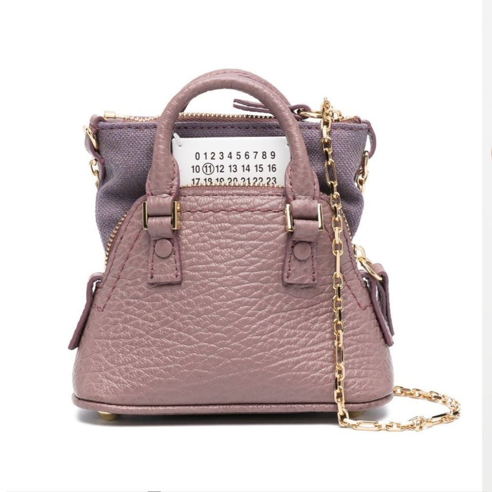 NWT Maison Margielas mini 5ac Classique Baby bag in plum